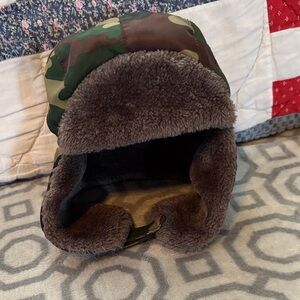 John Deere Brown Quilted Cap